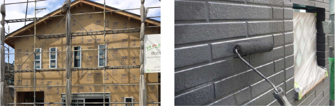 外壁工事写真