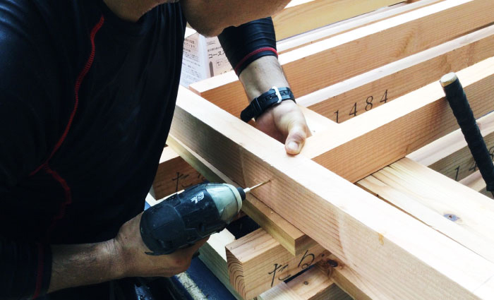 大工さんインパクト作業